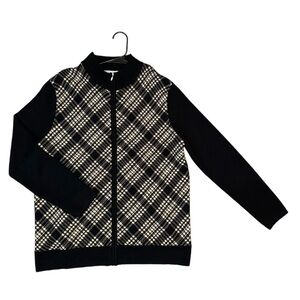 Pendleton Plus Women’s 1X Zip Merino Wool Sweater